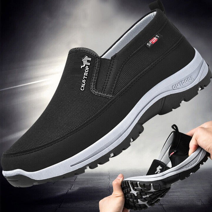 Men's Orthopedic Shoes with Cushioned Insoles and Rubber Outsoles