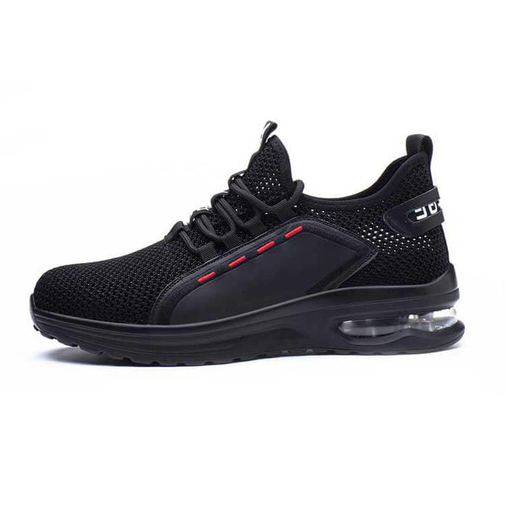 Men's Safety Shoes with Steel Toe and Rubber Outsole