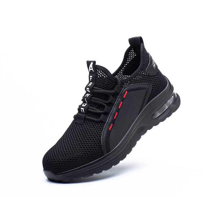 Men's Safety Shoes with Steel Toe and Rubber Outsole