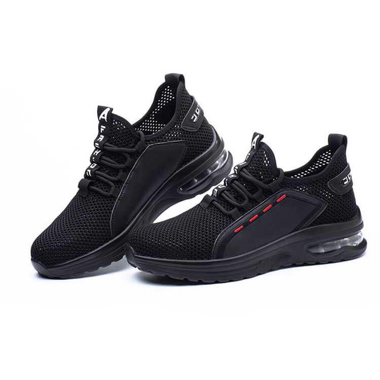 Men's Safety Shoes with Steel Toe and Rubber Outsole