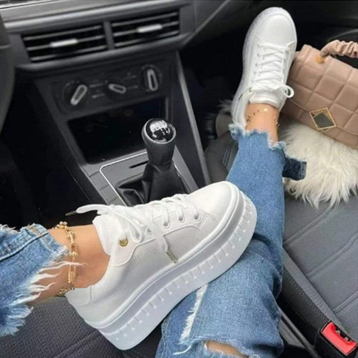 Stylish Luxury Platform Women's Sneakers - Nina